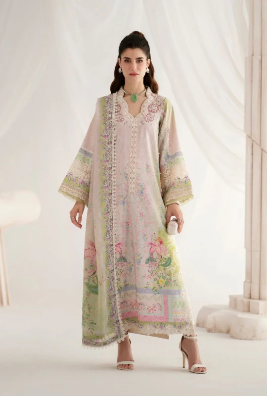 Garden Whisper | Unstitched 3pcs | AMORIA