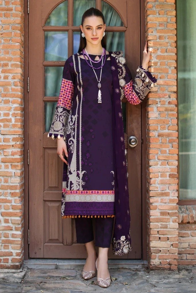 Charizma Print Melody – Printed Lawn with Embroidered Chiffon Dupatta PM4-33 | SHELAI26521