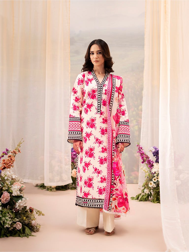 Raha Summer Prints Exclusive Unstitched Collection | D8