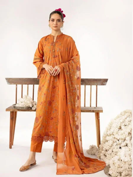 Elegance Emb Lawn By Khoobsurat'24 KE-08