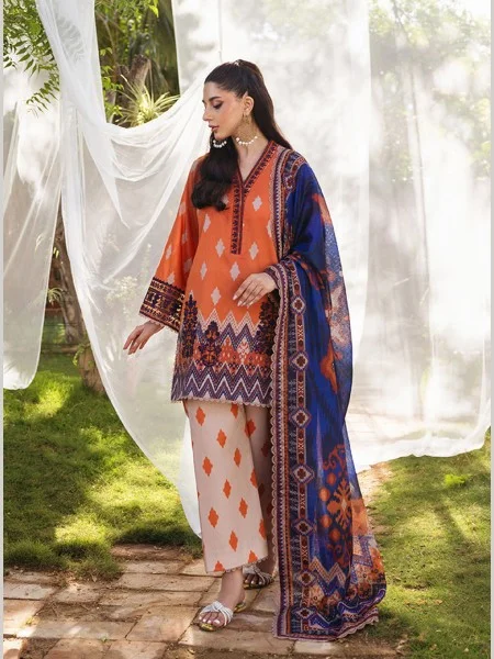 .TAHRA LIZA - D 8A BY ZAINAB CHOTTANI UNSTITCHED ''24 COLLECTION