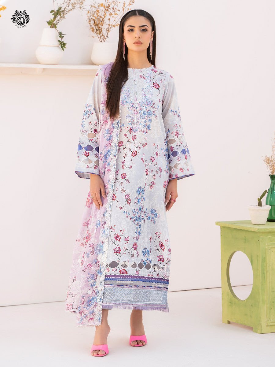 Morja by Gulljee Premium Embroidered Unstitched Lawn Collection | D11
