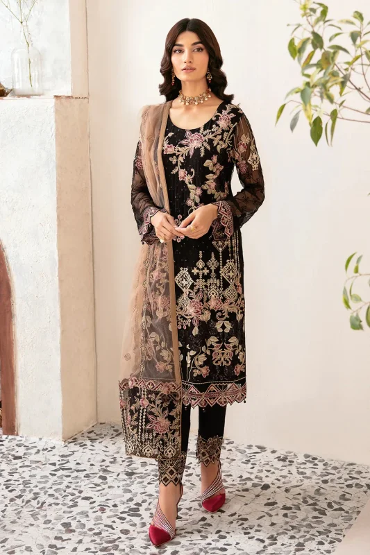 Rangoon Chiffon Collection by Ramsha | D-1204