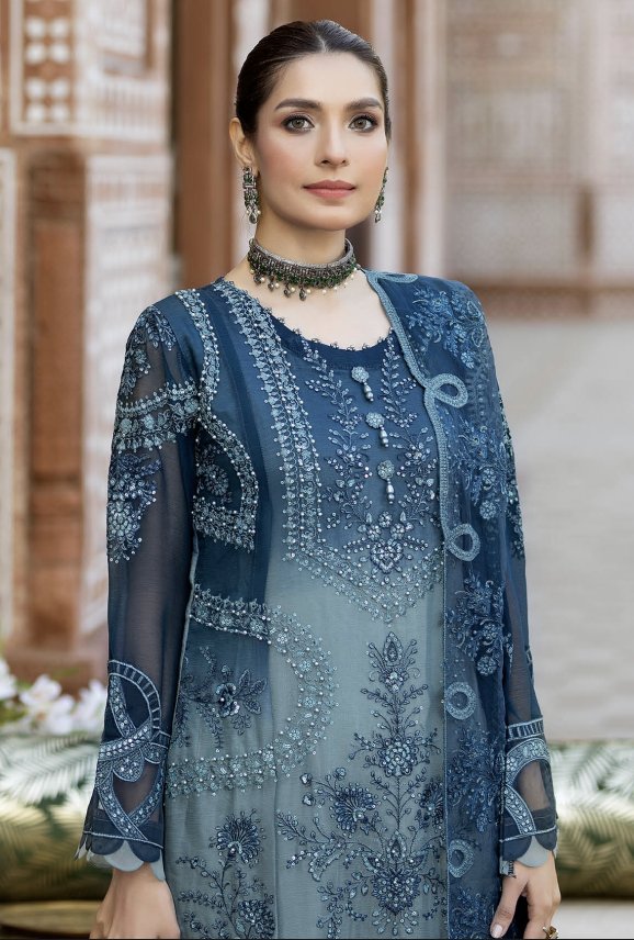 Noor's Shibra Unstitched Collection | D-02