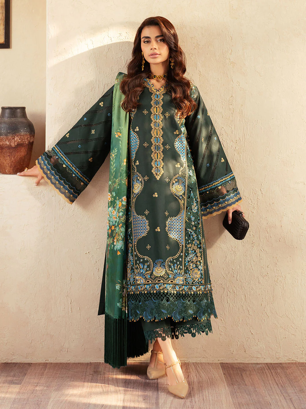 BINILYAS Mehroze 3 PC LAWN | 94 - A