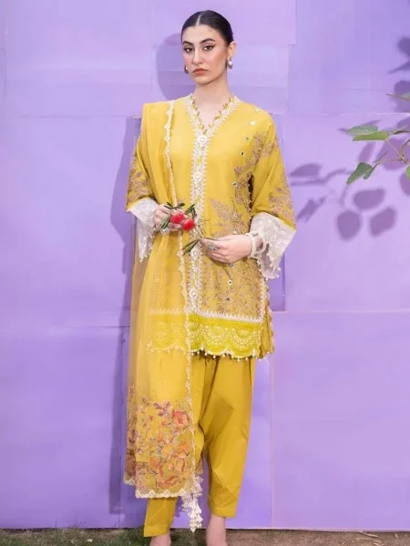 Sana Safinaz Muzlin M232-018A-CX Summer Volume-02 Collection 2023