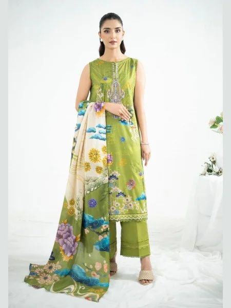 BINAAS LALAM D-02 UNSTITCHED LAWN ''24 COLLECTION