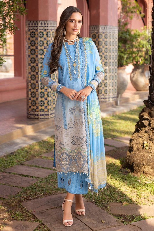 CHARIZMA Sunshine Embroidered Unstitched Collection 25 | SN5-04