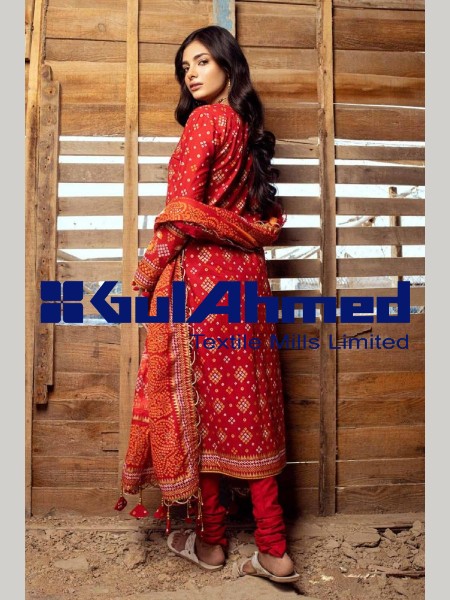 GULAHMED CHUNRI 3PCS UNSTITCHED COLLECTION