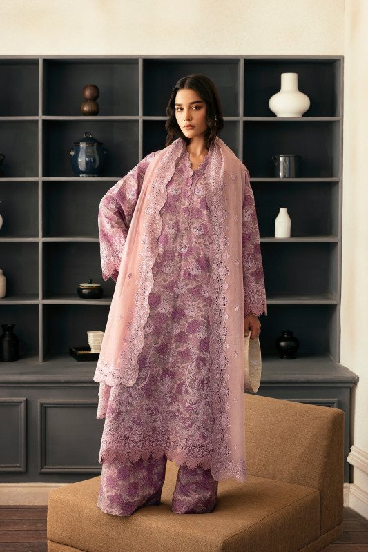 Afrozeh Day Break Unstitched Collection 25 | 9766-Rain Warmed