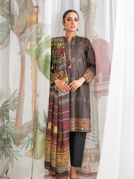 SAHAR SSL-V3-23-05 Digital printed pakistani unstiched 3 piece at SHELAI