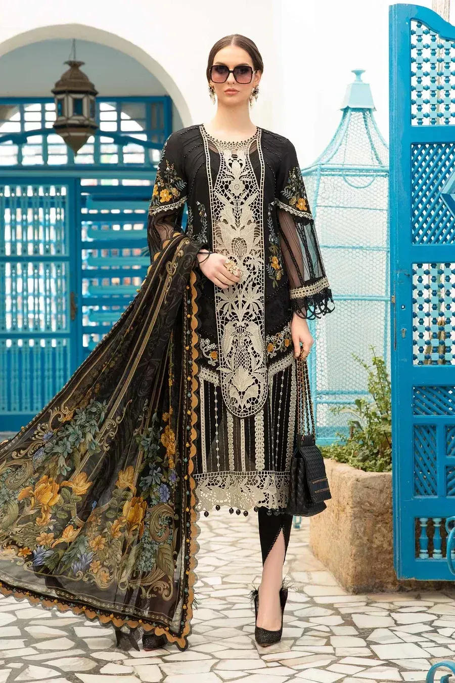 MARIA.B. LUXURY LAWN 8B | SHELAI8408