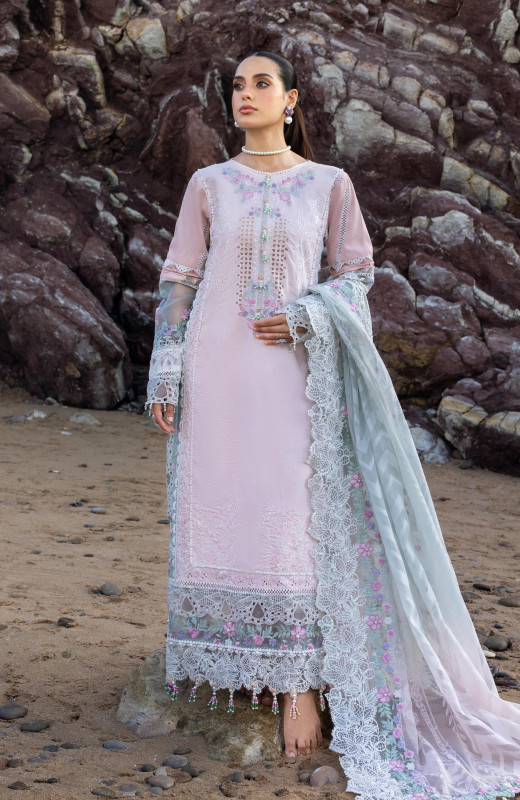 Alzohaib Mahiymaan Luxury Lawn 2026 | D-04