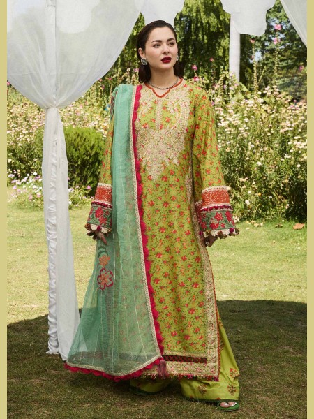 HUSSAIN REHAR SHEIN SS LAWN 24 UNSTITCHED 3PCS COLLECTION