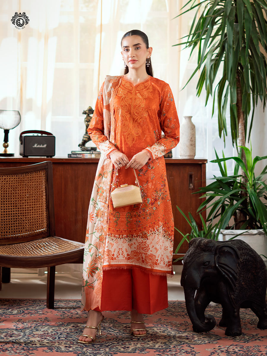 Mahajal by Gulljee Unstitched Lawn Collection 25 | GMHJ2510A7