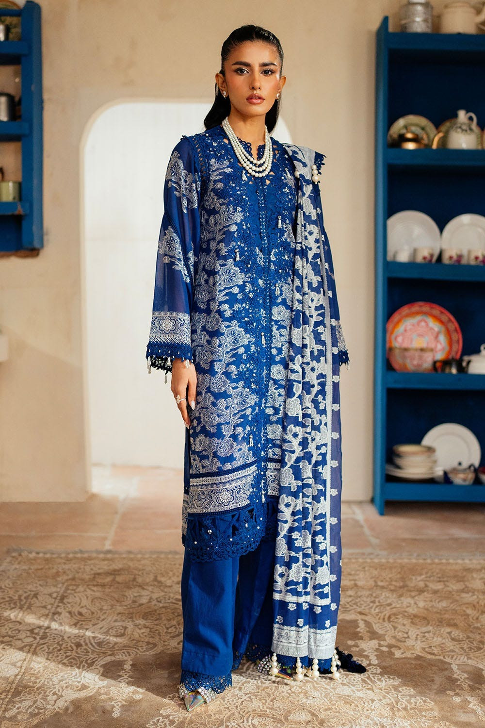 Gul Ahmed Premium Luxury Lawn Unstitched | SHELAI18562