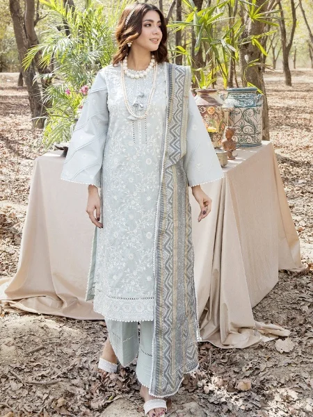 Adan's Libas Blossom 5101 Unstitched Embroidered Lawn Collection 2023