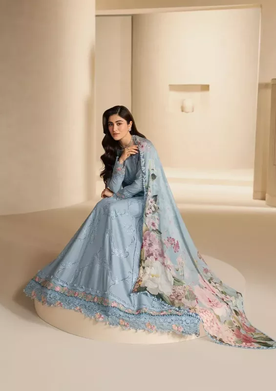 E-CRAFT by Elaf Premium Unstitched Printed Lawn 2026 | SHELAI26082511