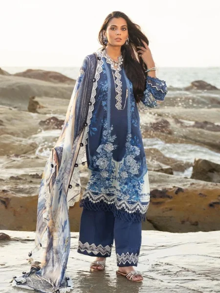 ELAF Signature ESC-04B MELODY Digital Printed Lawn Shirt with Chiffon Dupatta