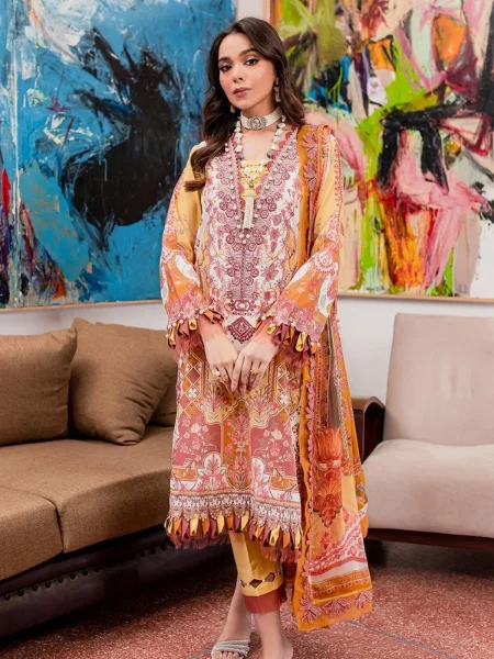 Jade Bliss Lawn Vol-III-20192-B Pakistani Digital Printed Lawn Collection