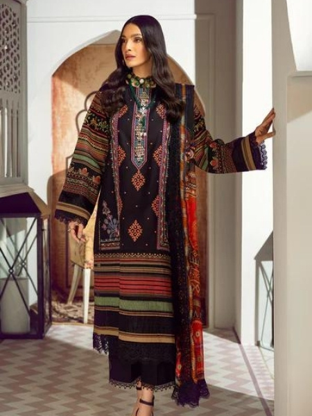 Ittehad Textiles LF-EP2201 Embroidered Lawn Suits Unstitched 3 Piece