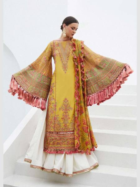 HUSSAIN REHAR EUPHORIA EID LUXURY LAWN UNSTITCHED SS-24 COLLCTION