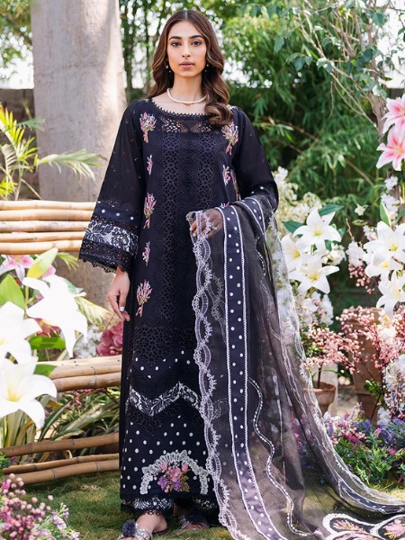 Manara Narah ML-06 Luxury Lawn '23 Dress Collection in Bangladesh