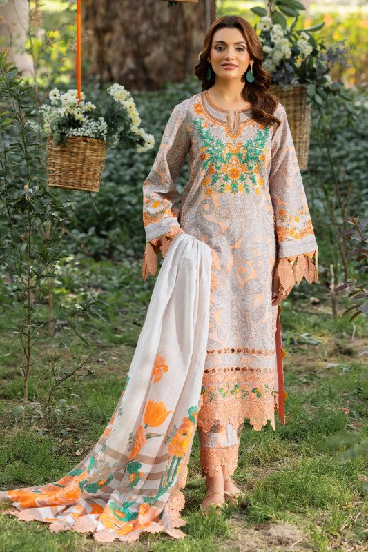 Charizma Range Unstitched Collection 25 | CRN5-07