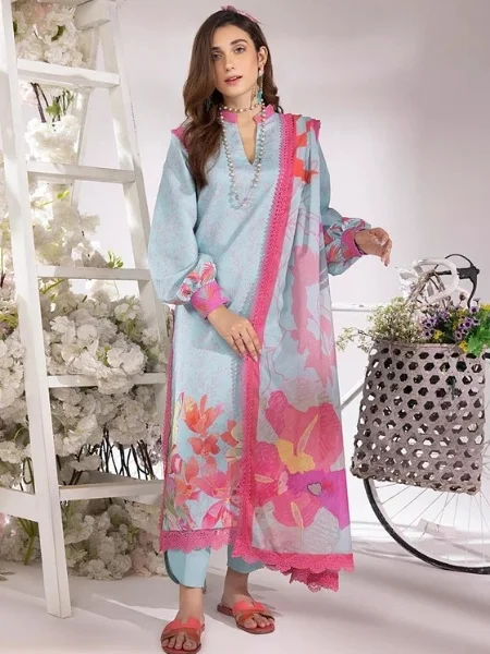 Rang Rasiya Aquamarine Summer Breeze Lawn Collection 2023