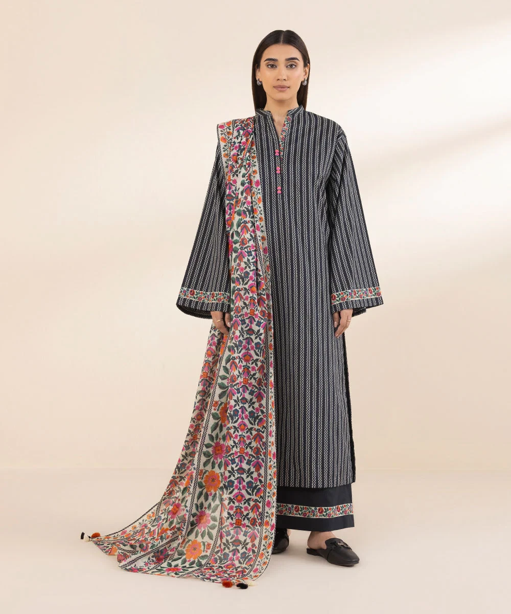 Sapphire 3 Piece - Printed Lawn Suit | 0U3PDY25V018