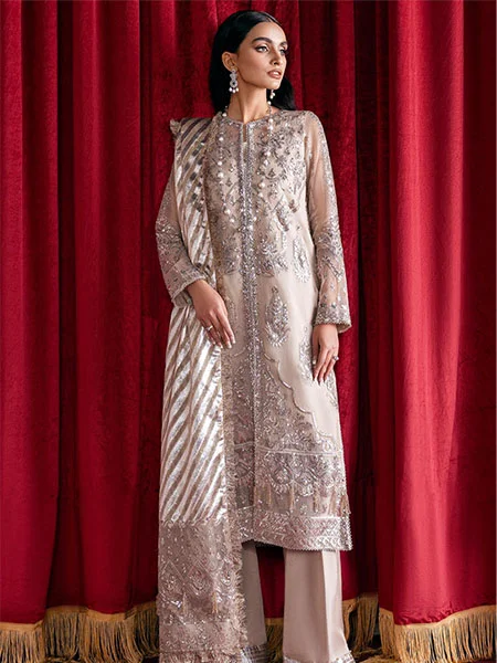 AFROZEH STARLET ASOS-V1-02 PEARL DREAM UNSTITCHED EMBROIDERED