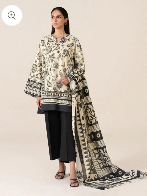 Sapphire | 3 Piece - Printed Lawn Suit | 23V44WS