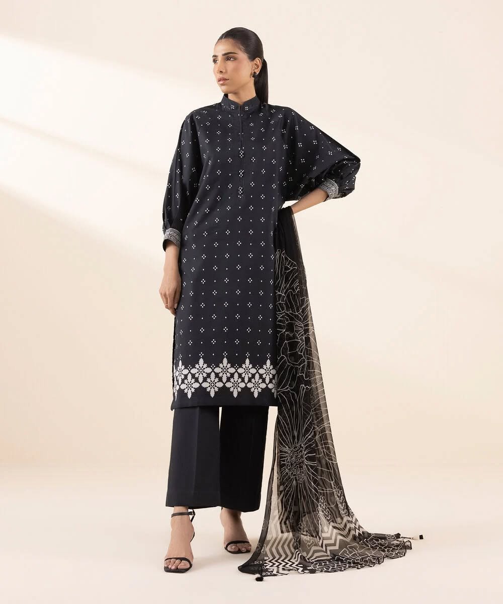 Sapphire | 3 Piece - Printed Lawn Suit |  25V49