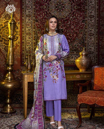 Gulljee GGBN2202A1 Luxury Digital Printed Leather Twill Embroidered Collection