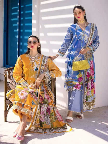 ELAF PREMIUM PRINTED LAWN SUITS SUMMER COLLECTION 24