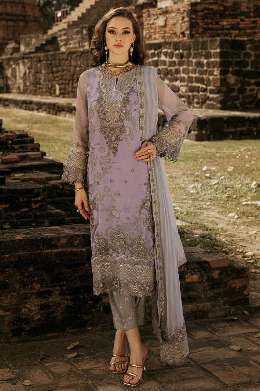 Charizma Vasal Luxury Chiffon Unstitched Collection 25 | VSL25-04