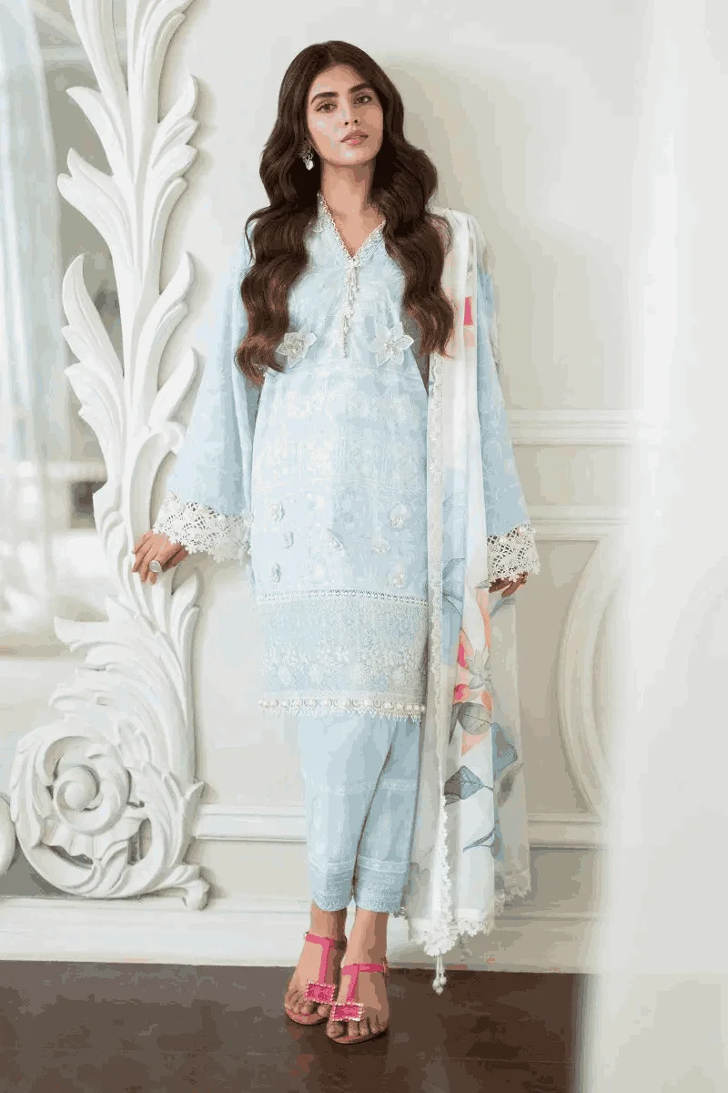 Sana safinaz muzlin spring vol-1 17B three-piece at Shelai