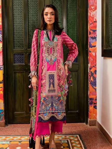 Jade Bliss Lawn Vol-III-20190-B Pakistani Digital Printed Lawn Collection