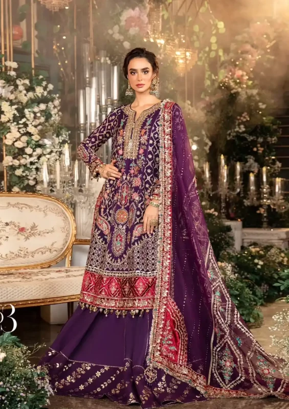 Maria.B Mbroidered Wedding Edition'24 I SHELAI12484