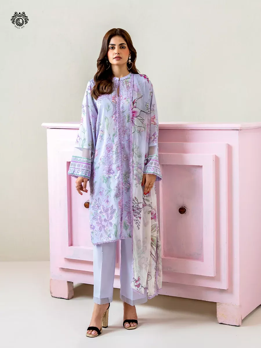Morja | 3 PC UN-STITCHED | GMJ2508A7
