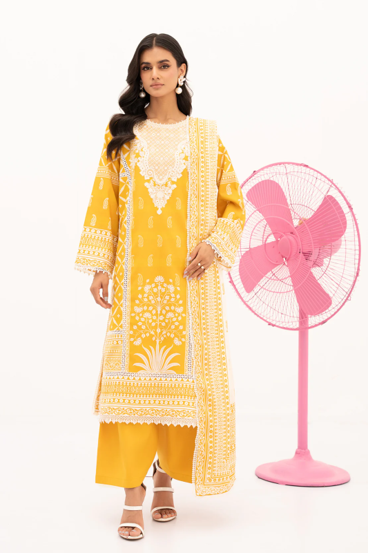 So Kamal Printed - 3 Pc Lawn Suit | DPL 4122