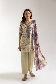 ETHNC Unstitched Lawn 2025 | Ethnc E0689-202-720