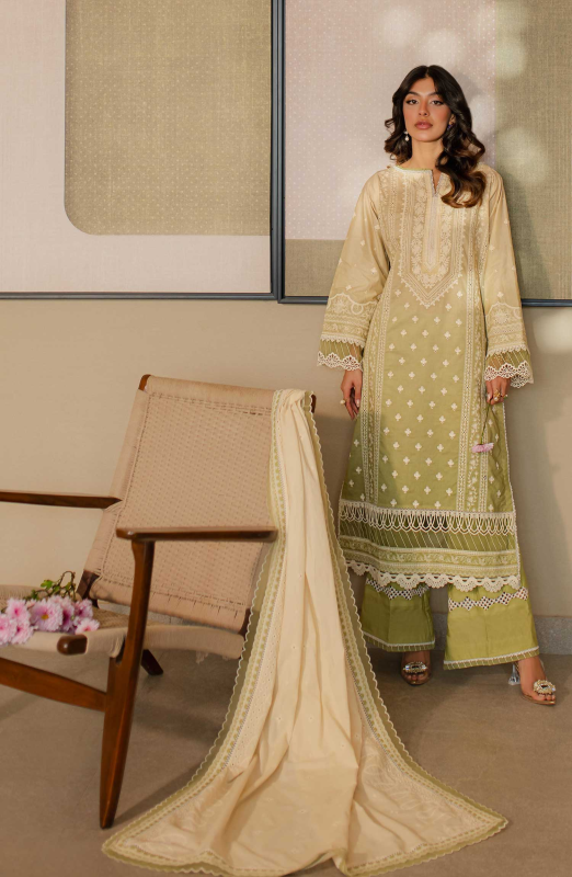 Zellbury Unstitched Chikankari Collection | D-30702