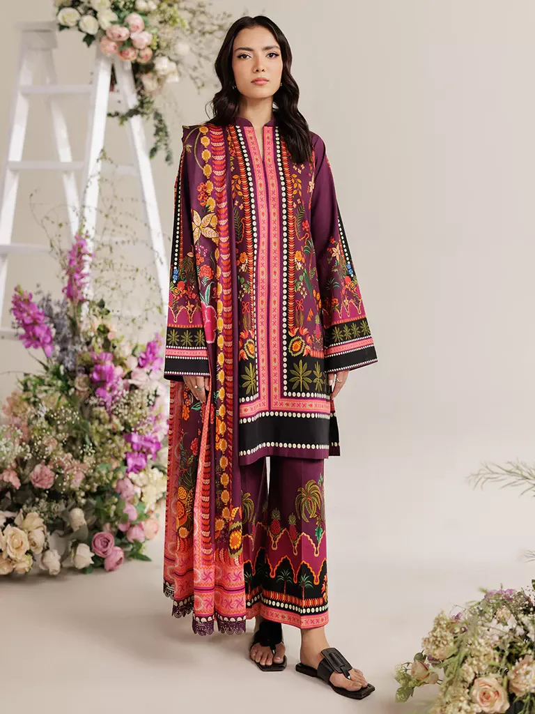 Amal Summer Prints Exclusive 3pcs by Rajbari in Bangladesh D-03