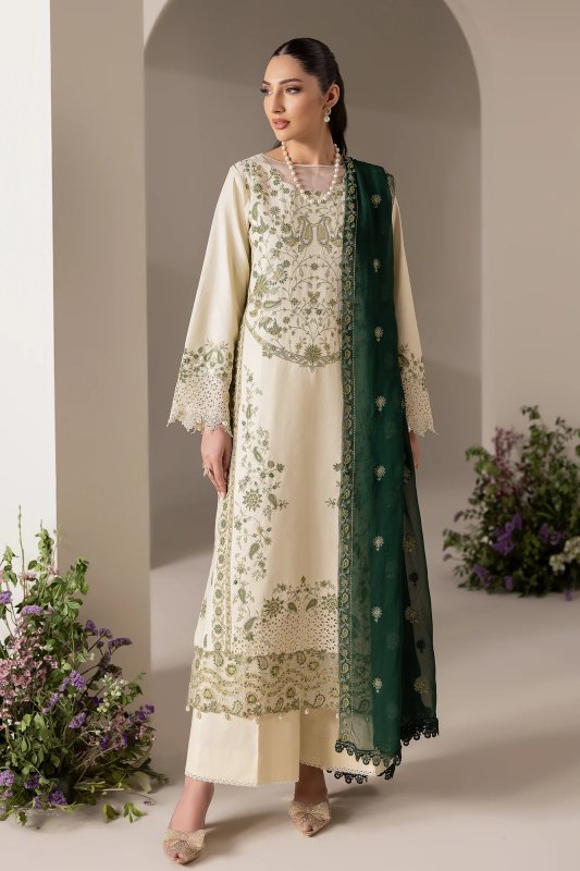Rajbari Exclusive Collection | Embroidered Chiffon Dopatta 05