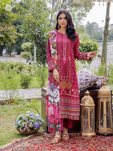 Gull Jee GMSK2301A5 Unstitched Luxury Digital Printed Lawn 3 Pc