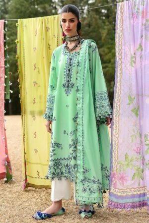 Zaha Luxury Lawn Unstitched Suits 2026 | SHELAI25612