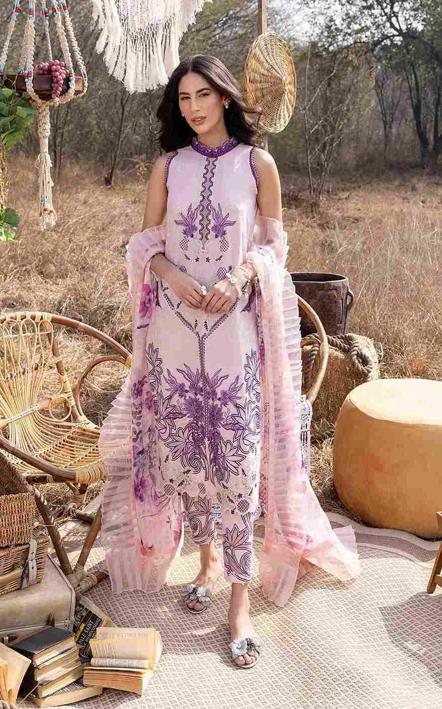 Asifa & Nabeel ZINNIA ASL–08 embroidered three piece at Shelai