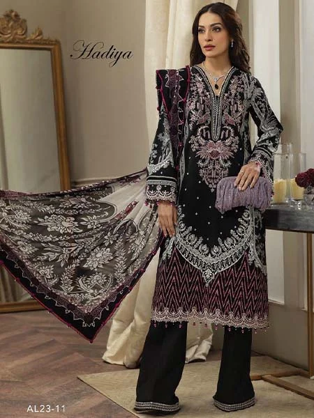 Anaya by Kiran Chaudhry AL23-11 Luxury Festive Lawn Unstitched 3Pc Suit