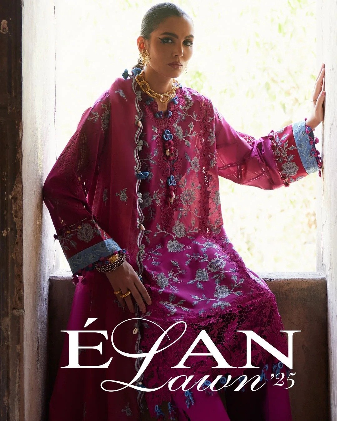 Elan Lawn 25 Unstitched Exclusive Collection